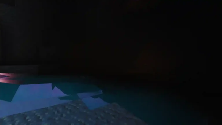 Sildur's Vibrant Shaders también modifica el aspecto de las cuevas subterráneas.